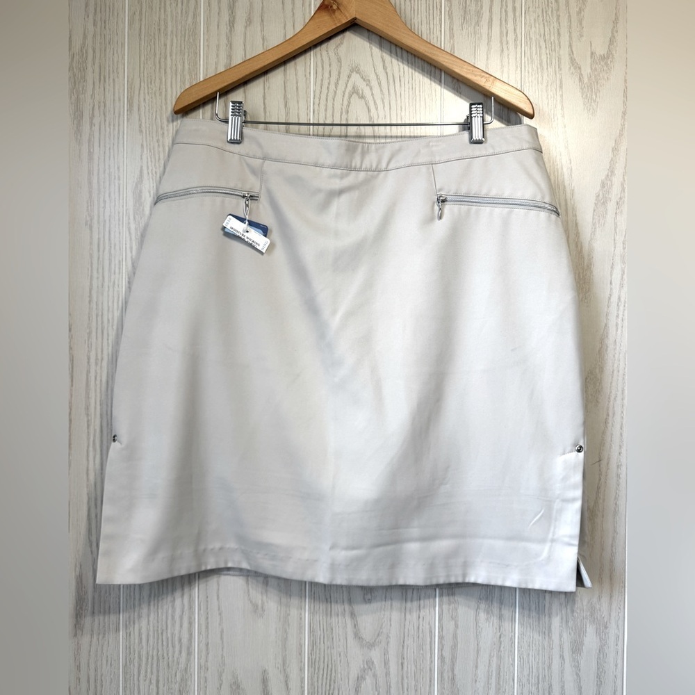 Oxford Golf  Light Beige Skort Size 14 NWT